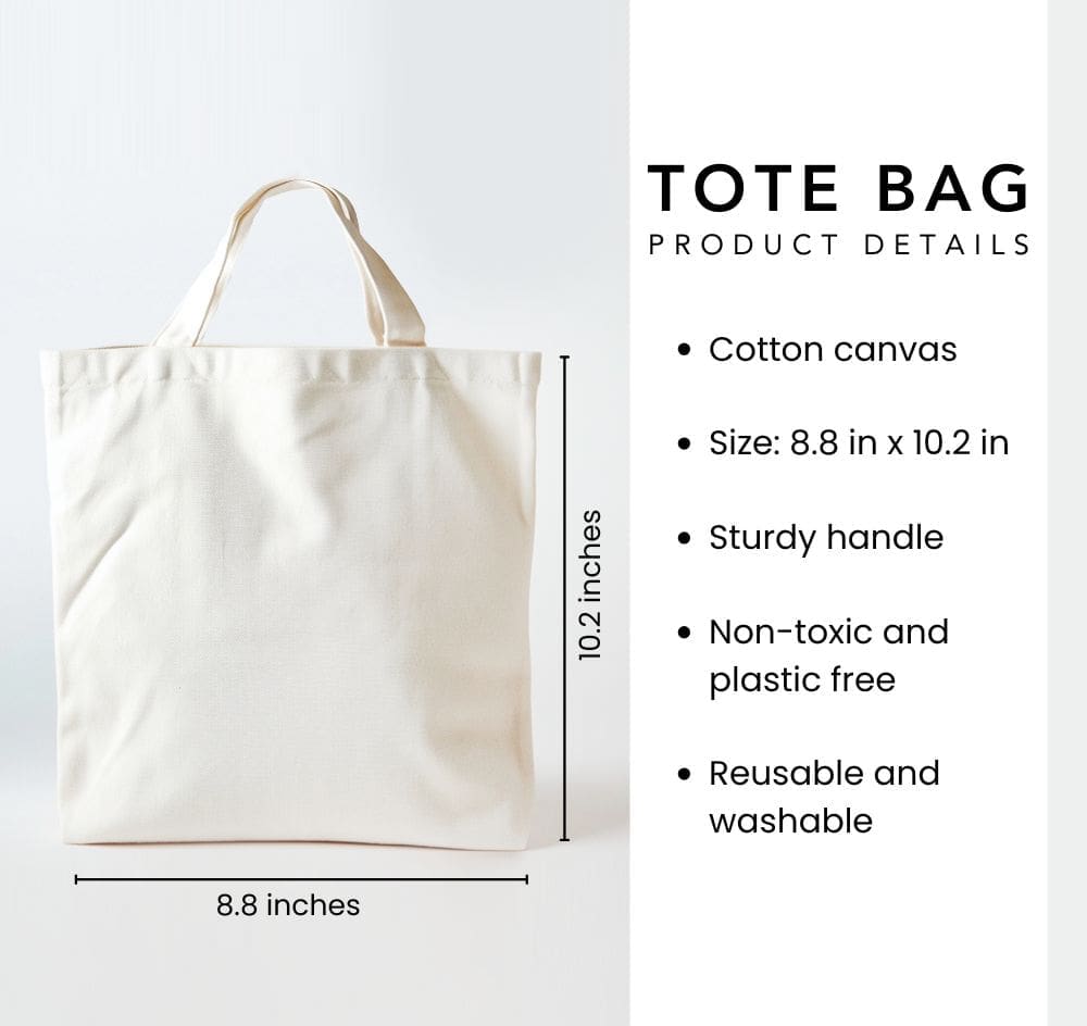 'No Diggity' Mini Canvas Tote Bag - Image 4