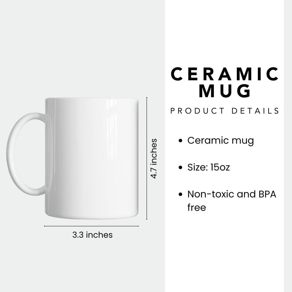 90's Kid Cartoon Ceramic Mug - Image 4