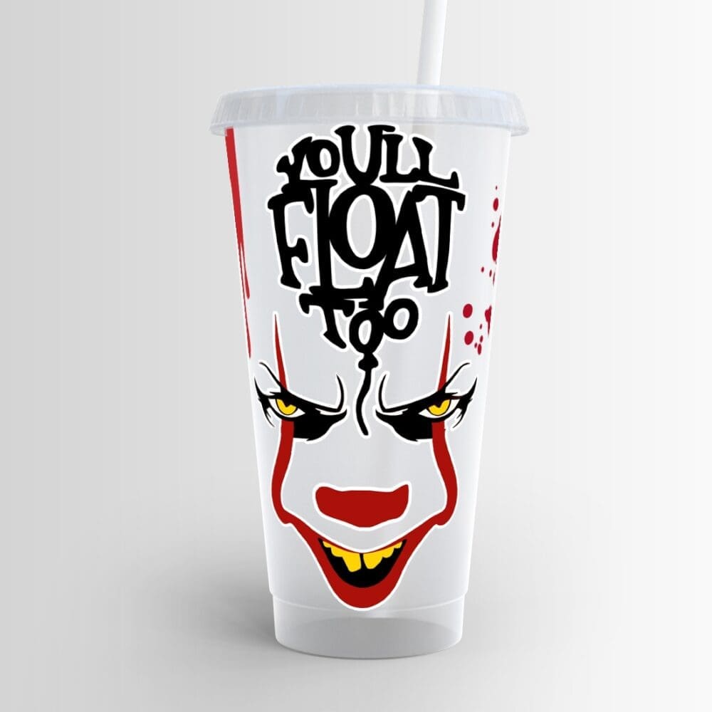 Pennywise "It" Movie Plastic Cold Cup