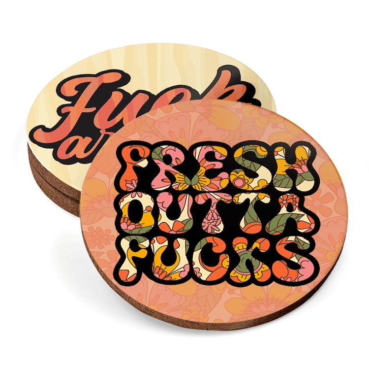 Sassy Retro Drink Coasters