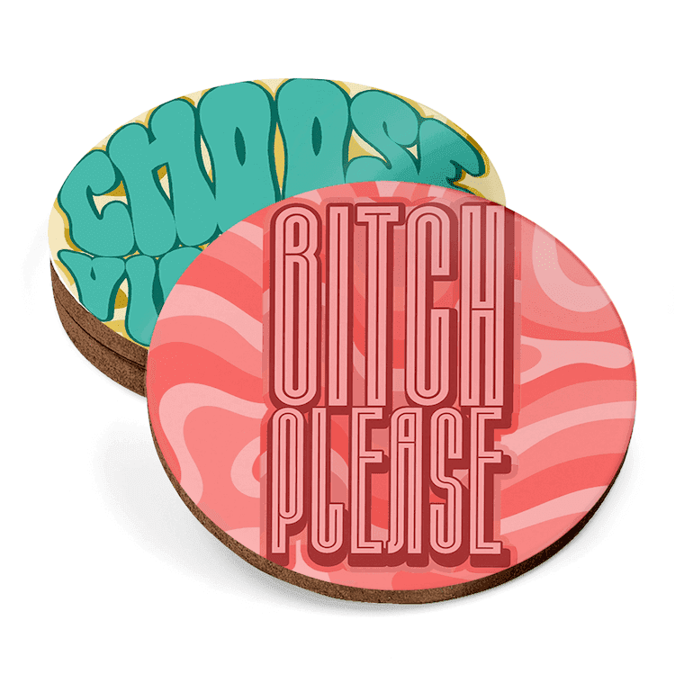 Sassy Retro Drink Coasters - Image 4