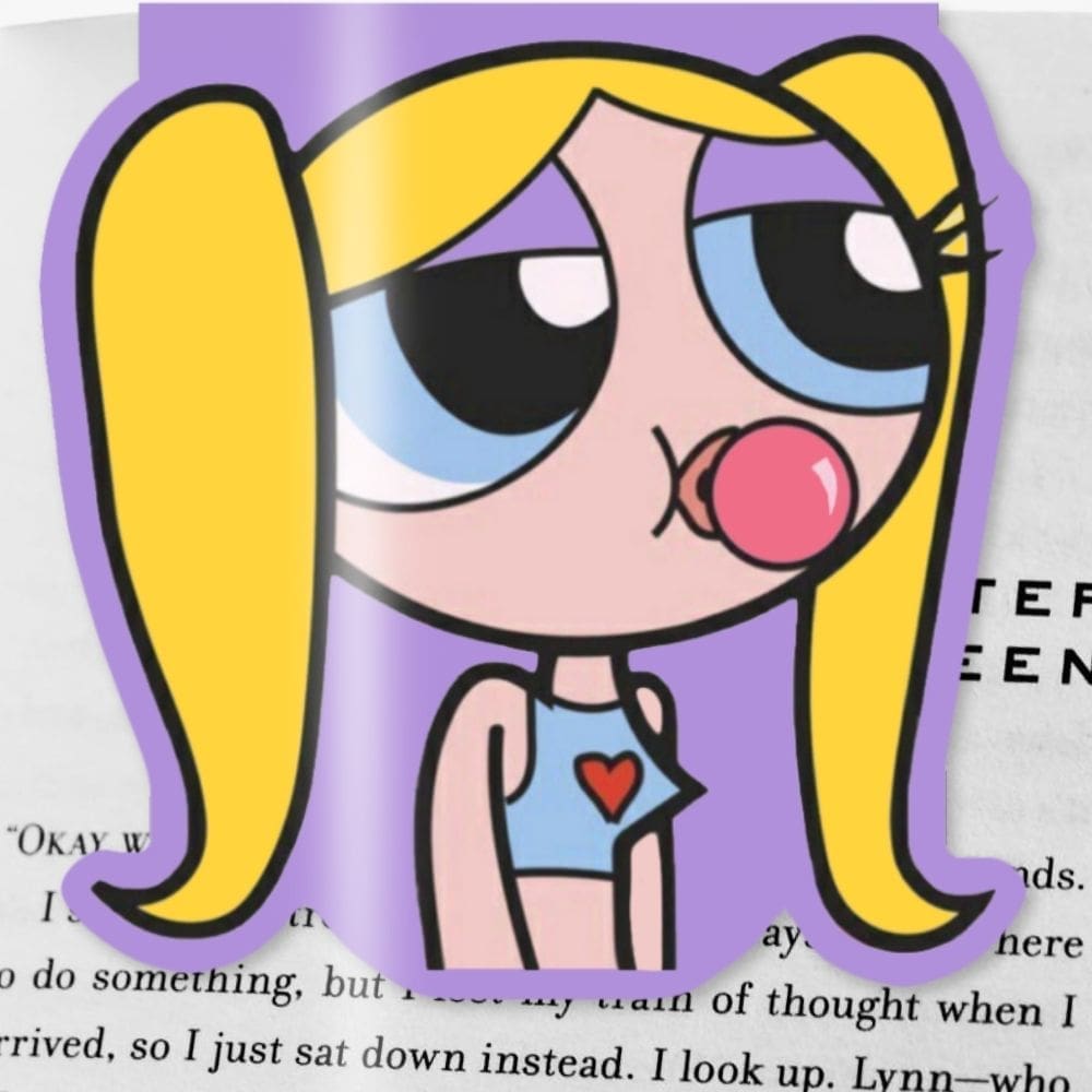 Bubbles Powerpuff Girl Magnetic Bookmark
