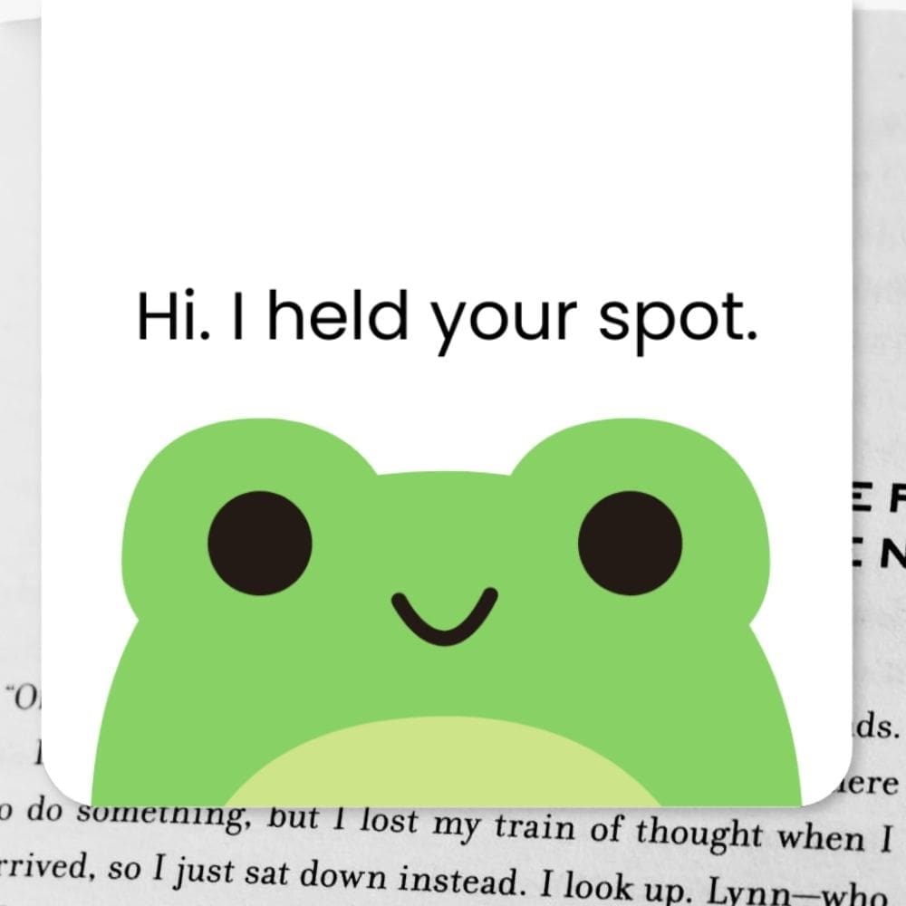 Friendly Froggy Magnetic Bookmark
