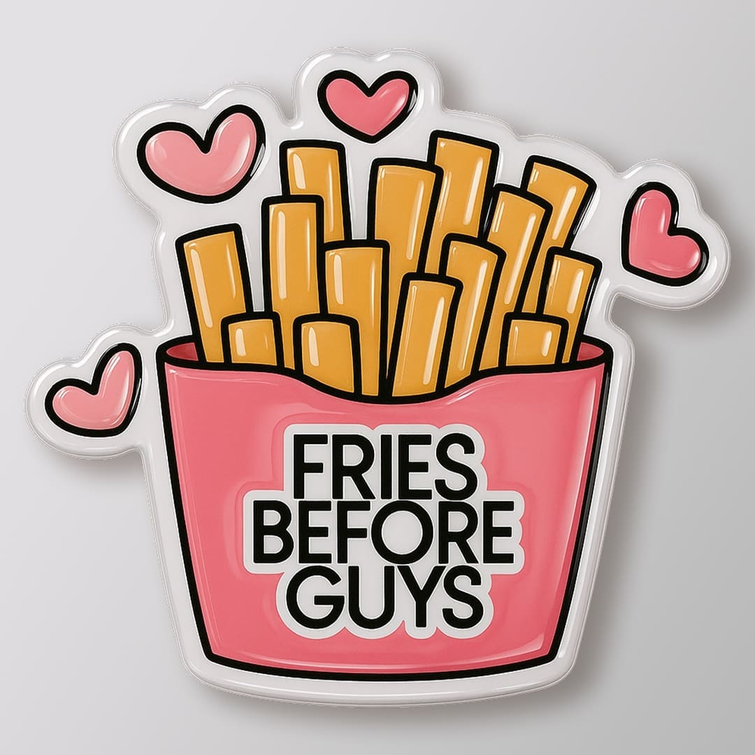 Fries Before Guys Shoe Charm - Image 3