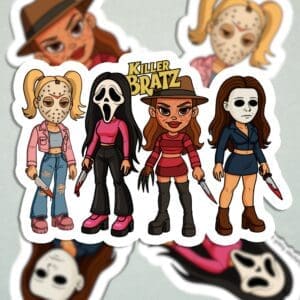 Killer Dollz Horror-Inspired Halloween Sticker