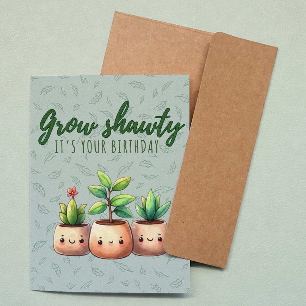 'Grow Shawty, It's Your Birthday' Greeting Card - Image 6