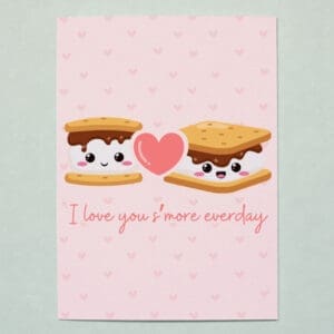 ‘I Love You S’more Everyday’ Greeting Card
