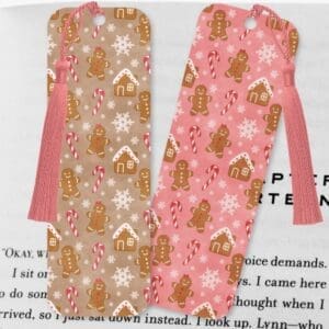 Gingerbread Cuties, Double-sided Bookmarks Set of 2