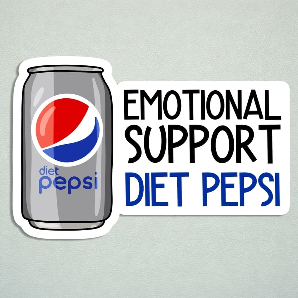 Emotional Support Diet Pepsi, Pepsi Cola Stickers - Image 2