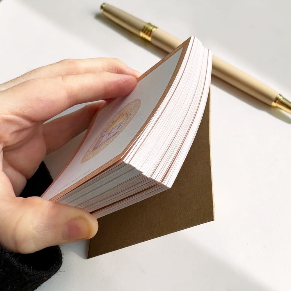 "This is Fine" Dumpster Fire MINI 3x3 Notepad - Image 3