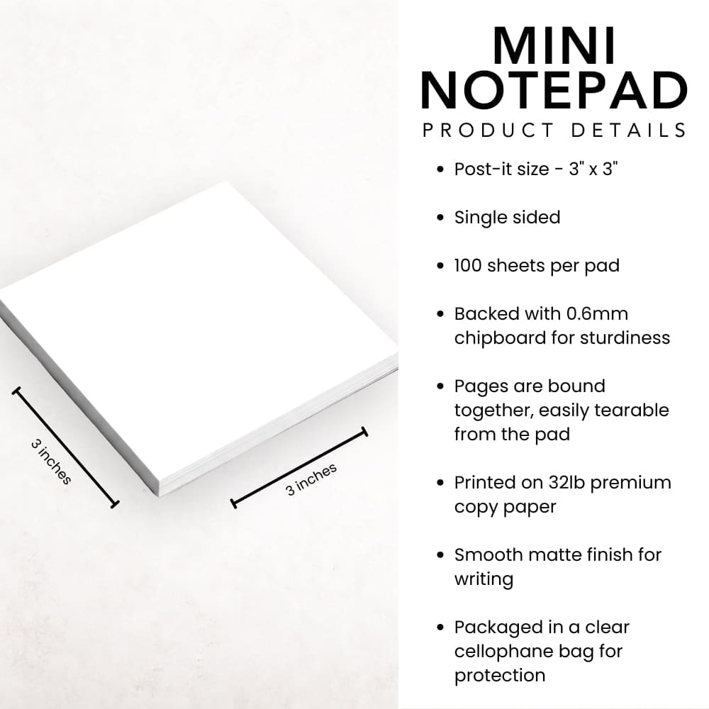 "This is Fine" Dumpster Fire MINI 3x3 Notepad - Image 5