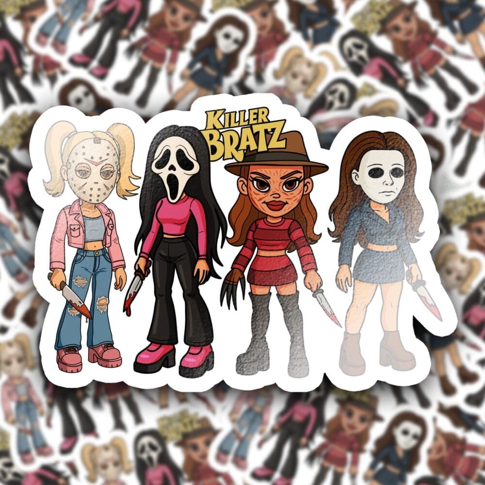 Killer Dollz Horror-Inspired Halloween Sticker