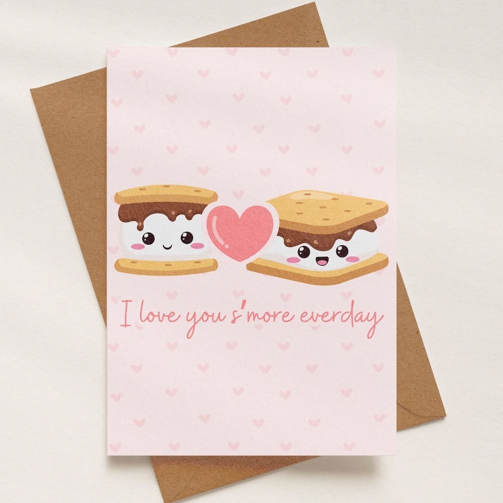 ‘I Love You S’more Everyday’ Greeting Card